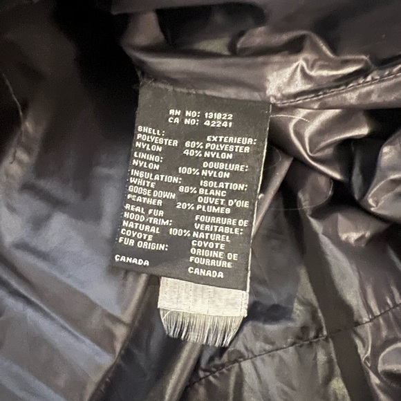 Sam black patent coat with fur - Picture 8 of 10